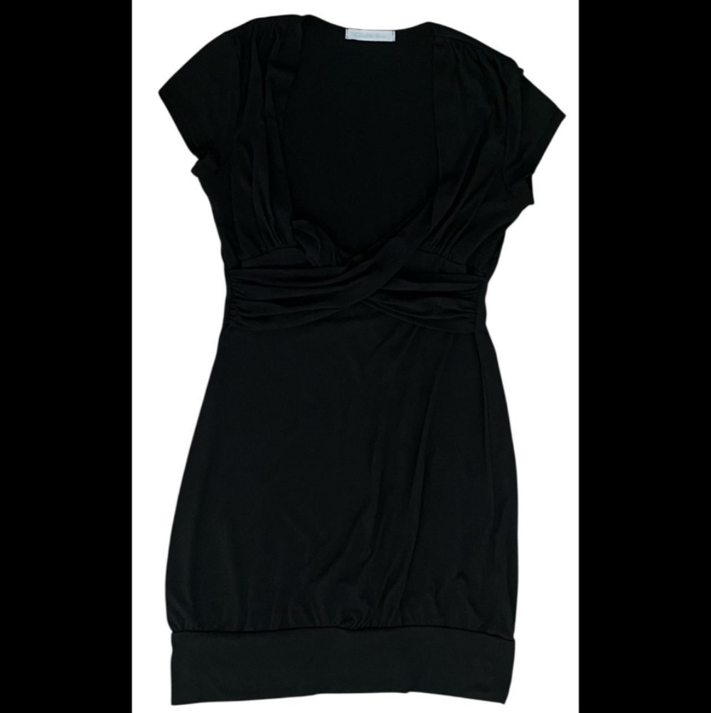 Charlotte Russe black mid length dress